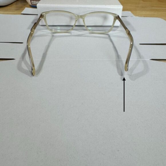 Jill Stuart JS 320-2 Eyeglasses Frames Only  53-14-135 Plastic Black Gold Bling - Picture 6 of 13